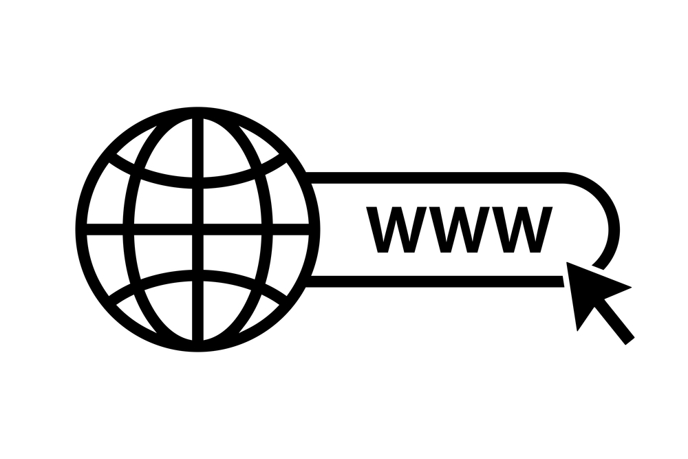 Een SEO Consultant-pictogram met een websitewereldbol